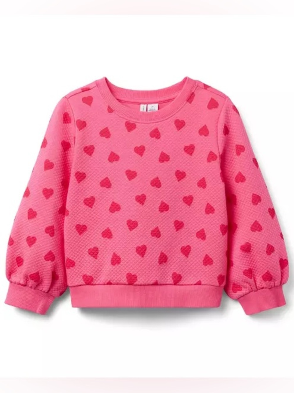 NWT Janie and Jack Heart Quilted Sweatshirt | 4